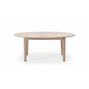 Skovby SM78 spisebord INKL. 2 tillægsplader - Fineret eg lak - Mål: 109 x 190 / 290 / 390 cm.